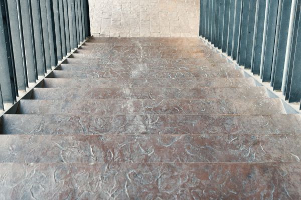 Cost of Concrete Stair Stamping in Costa Mesa